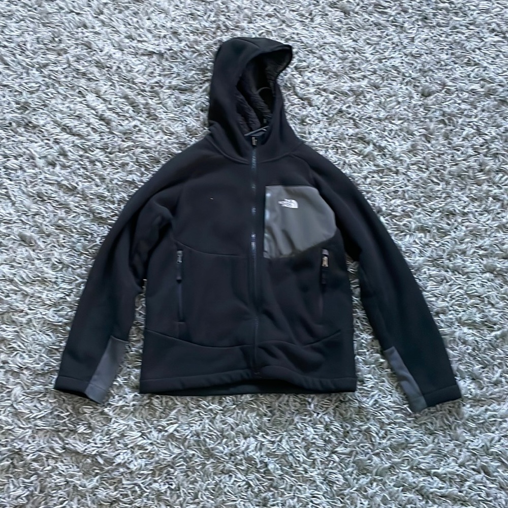 Black & Gray North Face Jacket
